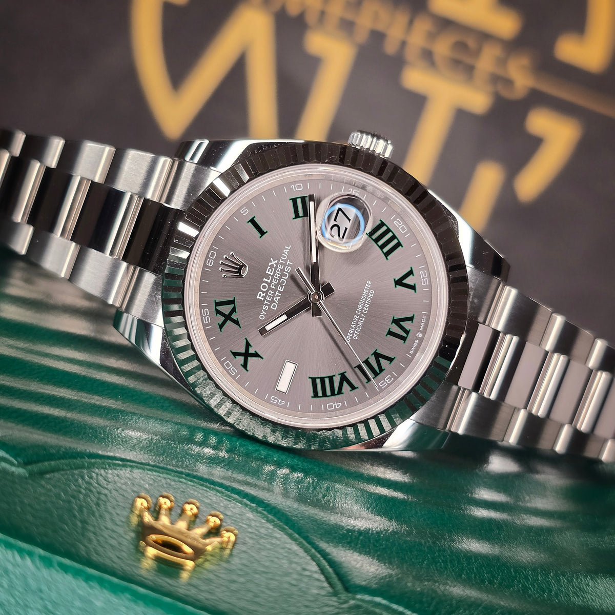 Rolex Datejust Wimbledon 126334 front view