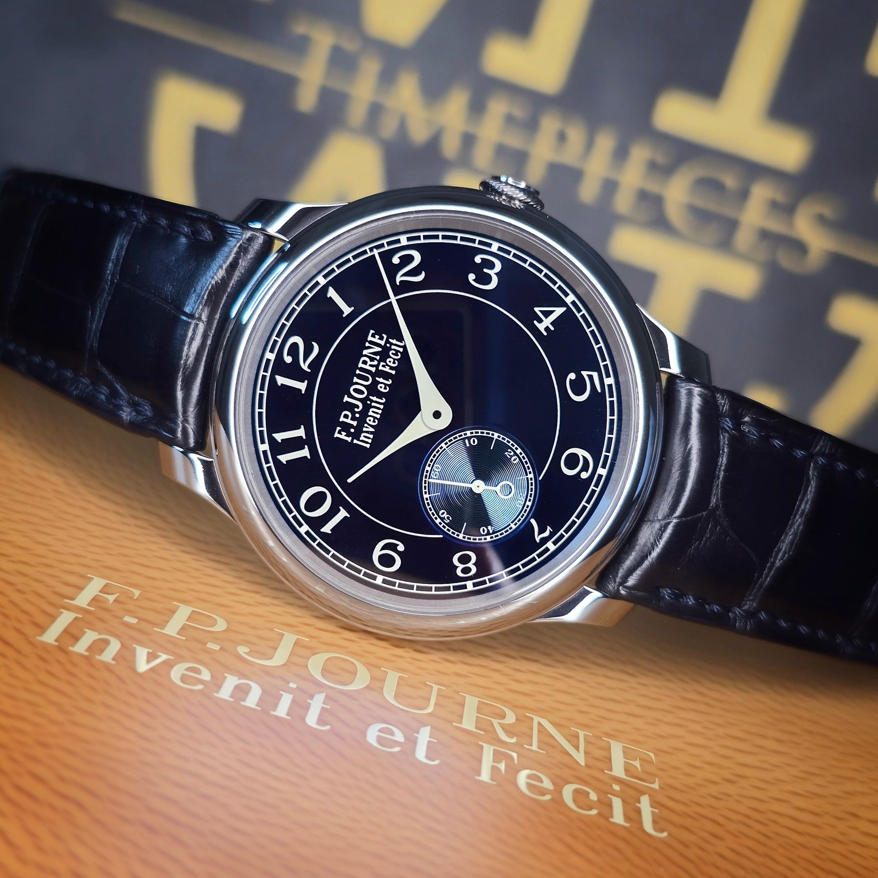 F.P. Journe Souverain Chronometre Bleu front view