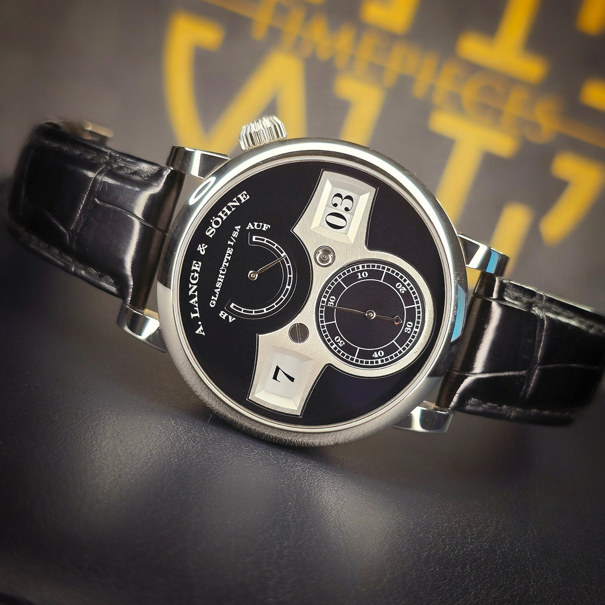 A. Lange & Sohne Zeitwerk 140.029 front view