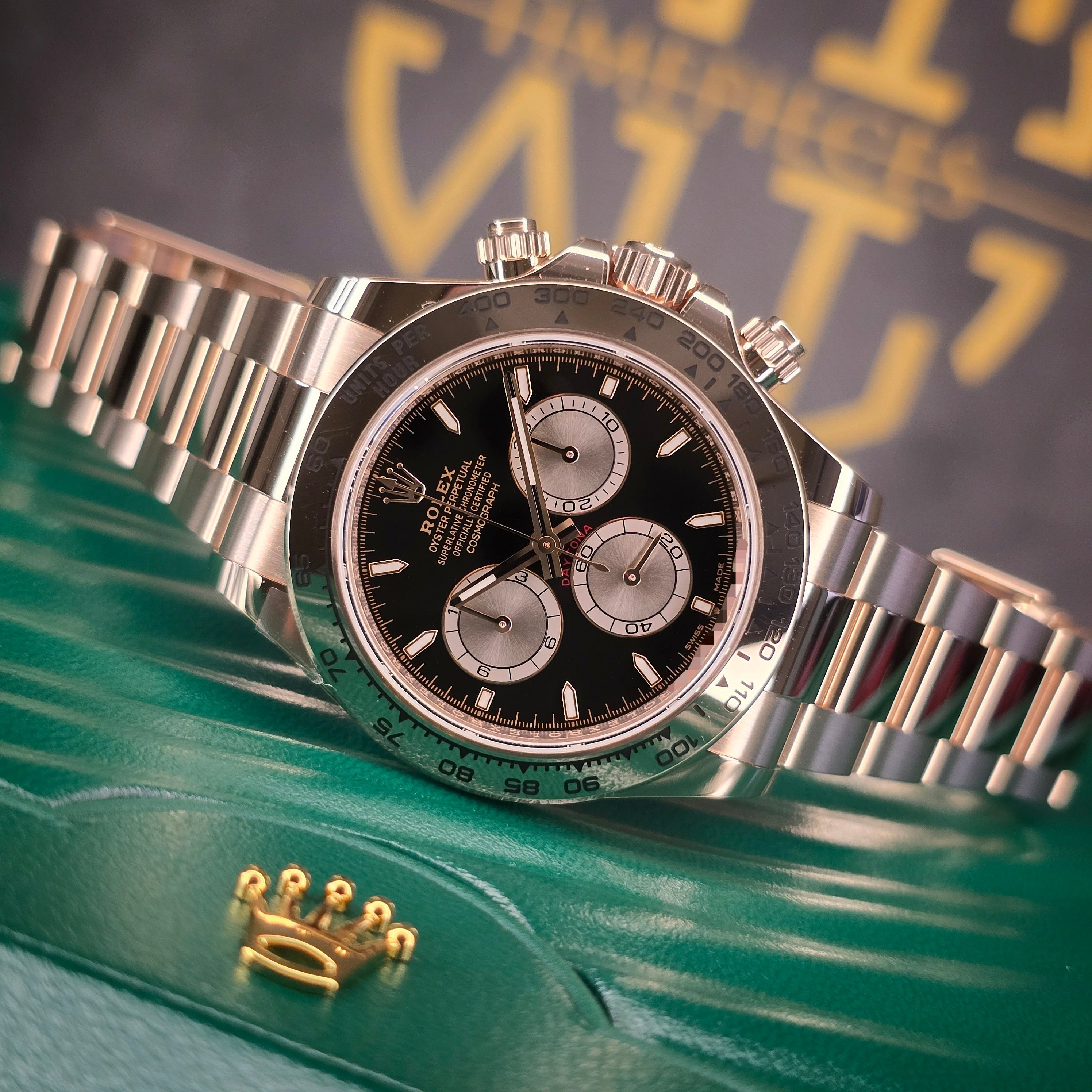 ヨウスケ Rolex Daytona 126518ln Turquoise Dial Oysterflex Band - Luxury