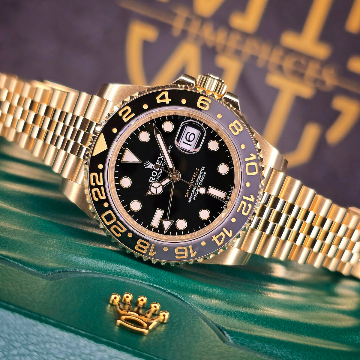 Rolex GMT-Master II 126718GRNR front view