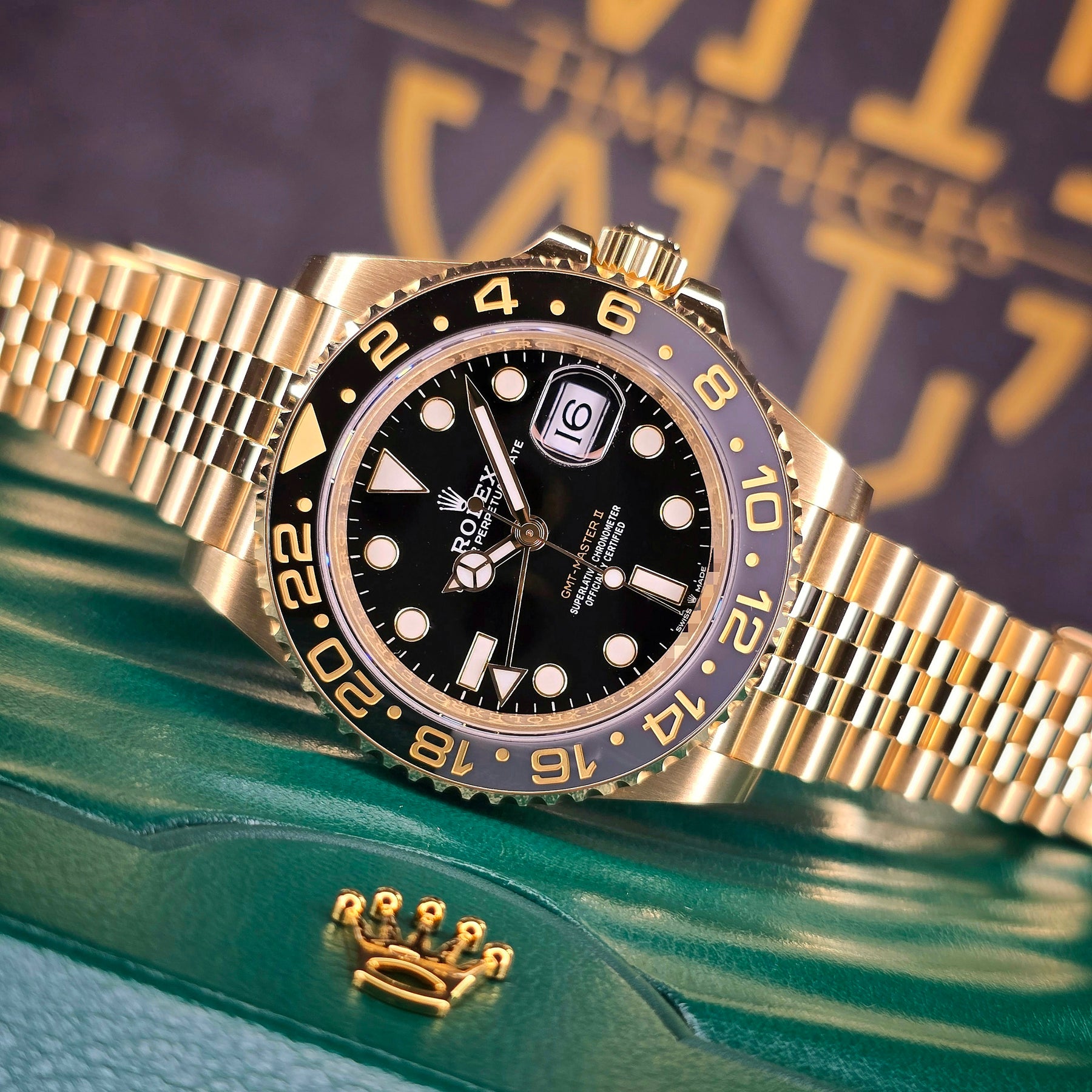 Rolex GMT-Master II 126718GRNR front view