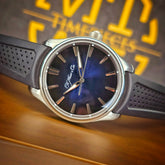 H. Moser & Cie Pioneer Blue Fume Smoke 3200 front view