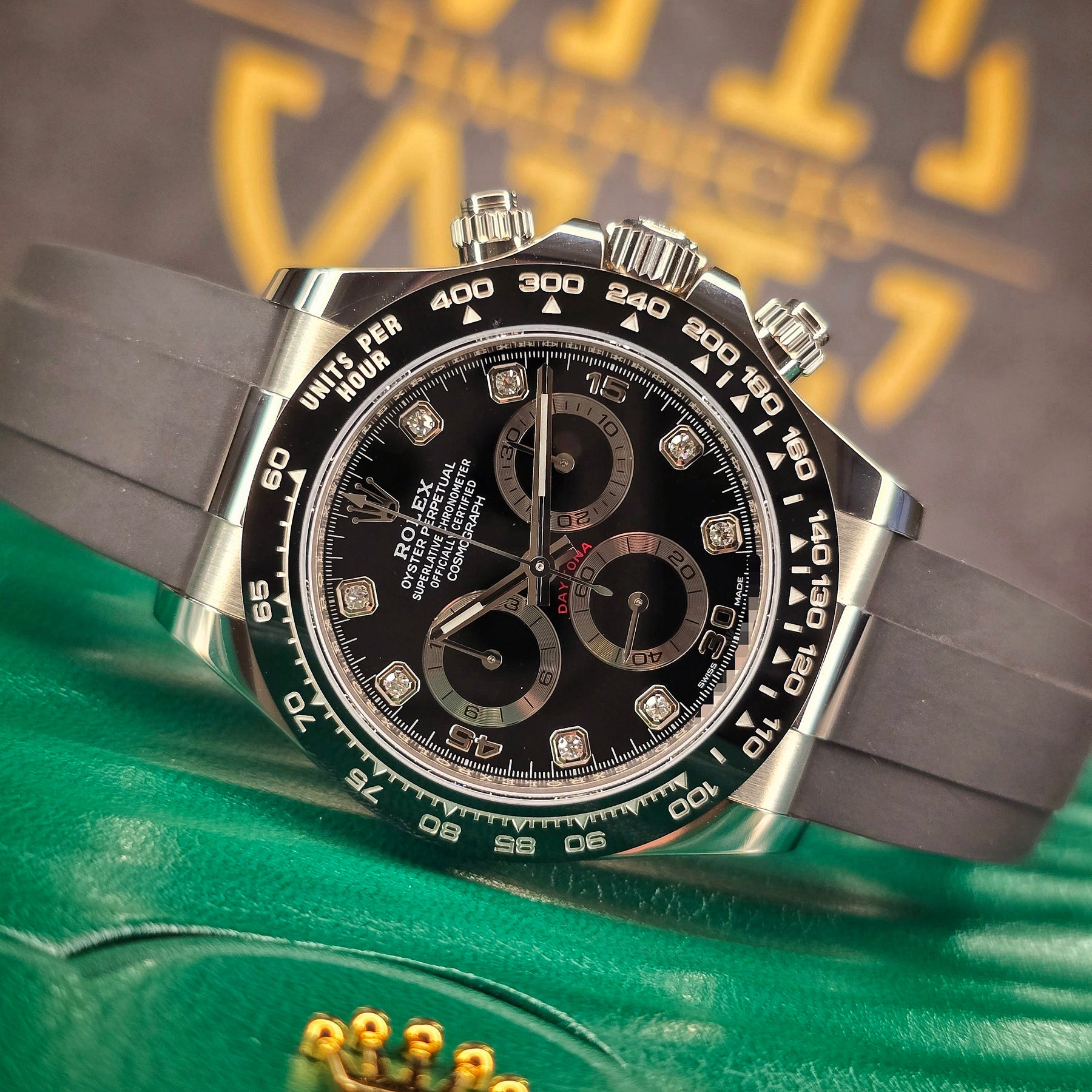 Rolex Daytona Oysterflex 116519LN front view