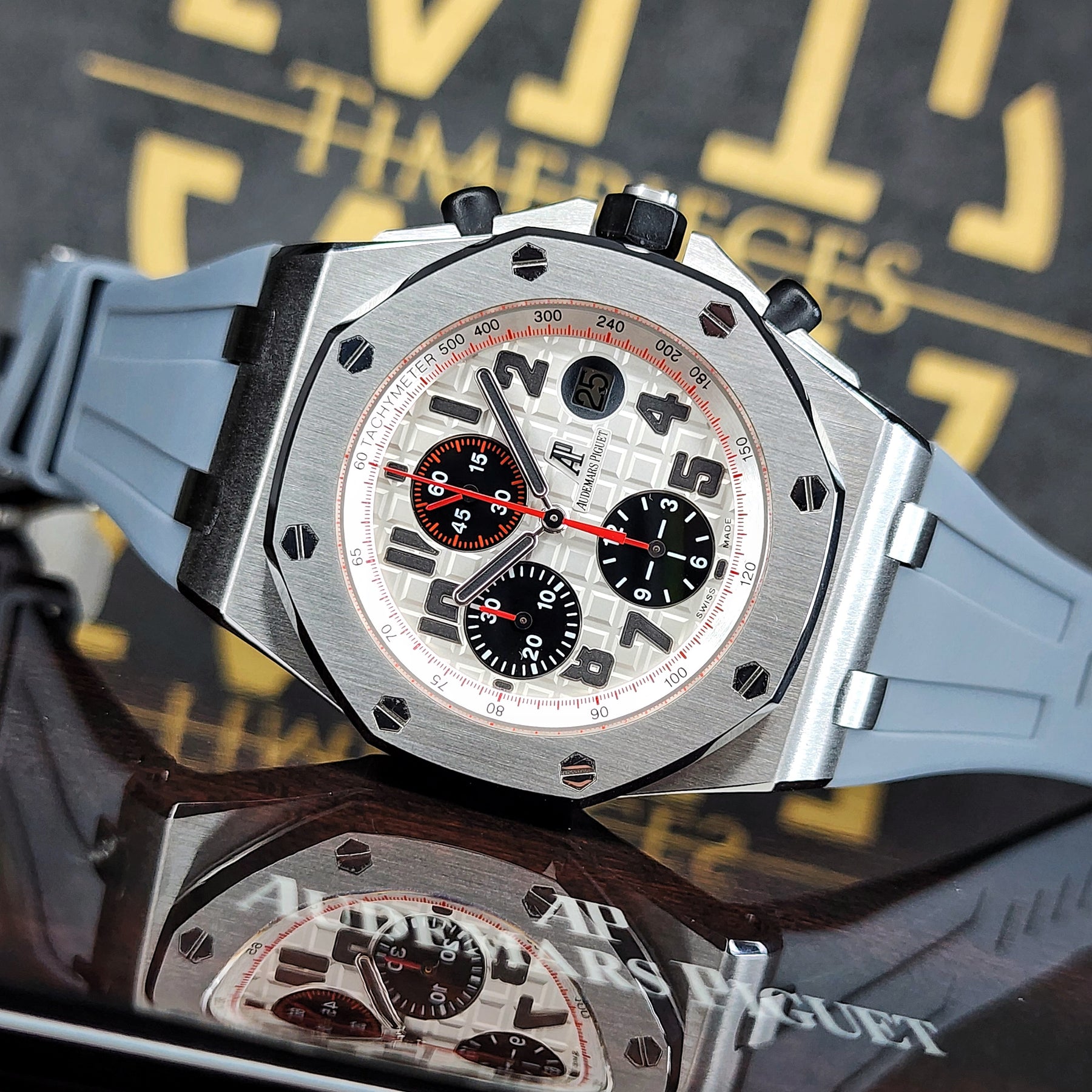 Audemars Piguet Royal Oak Offshore Panda 42mm grey strap