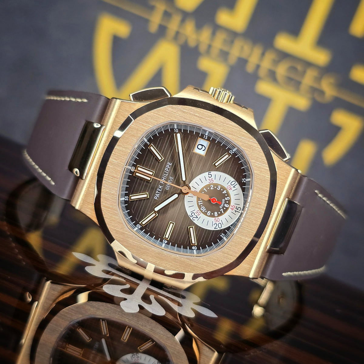 Patek Philippe Nautilus 5980R-001 front view