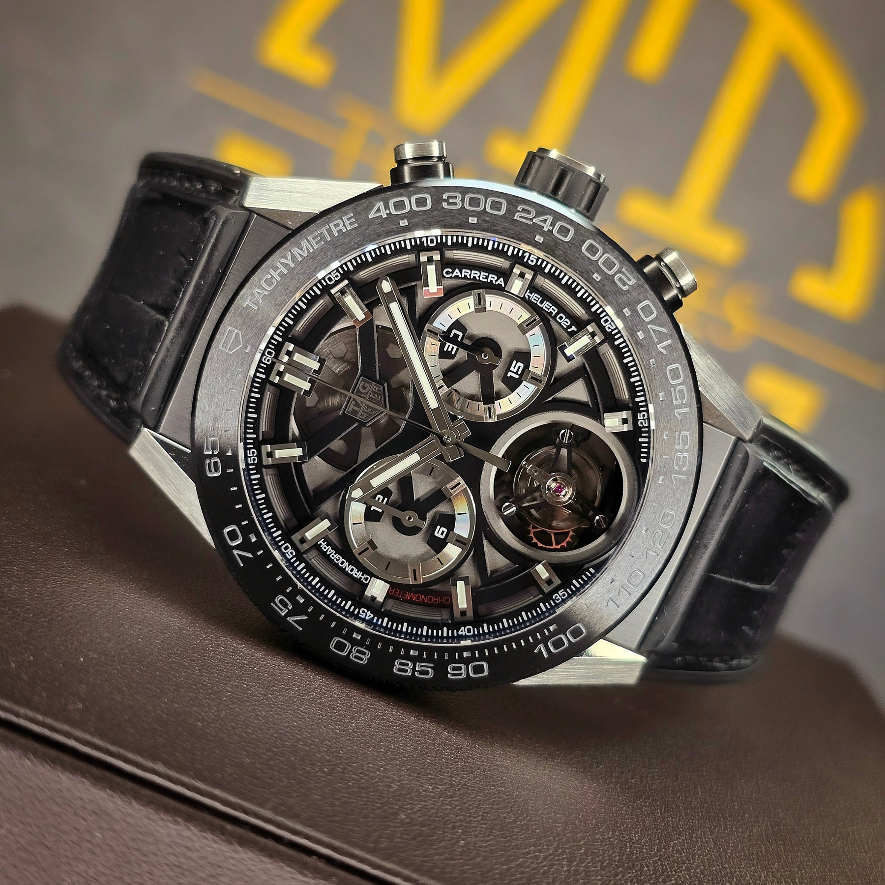 Tag Heuer Carrera Tourbillon CAR5A8Y front view
