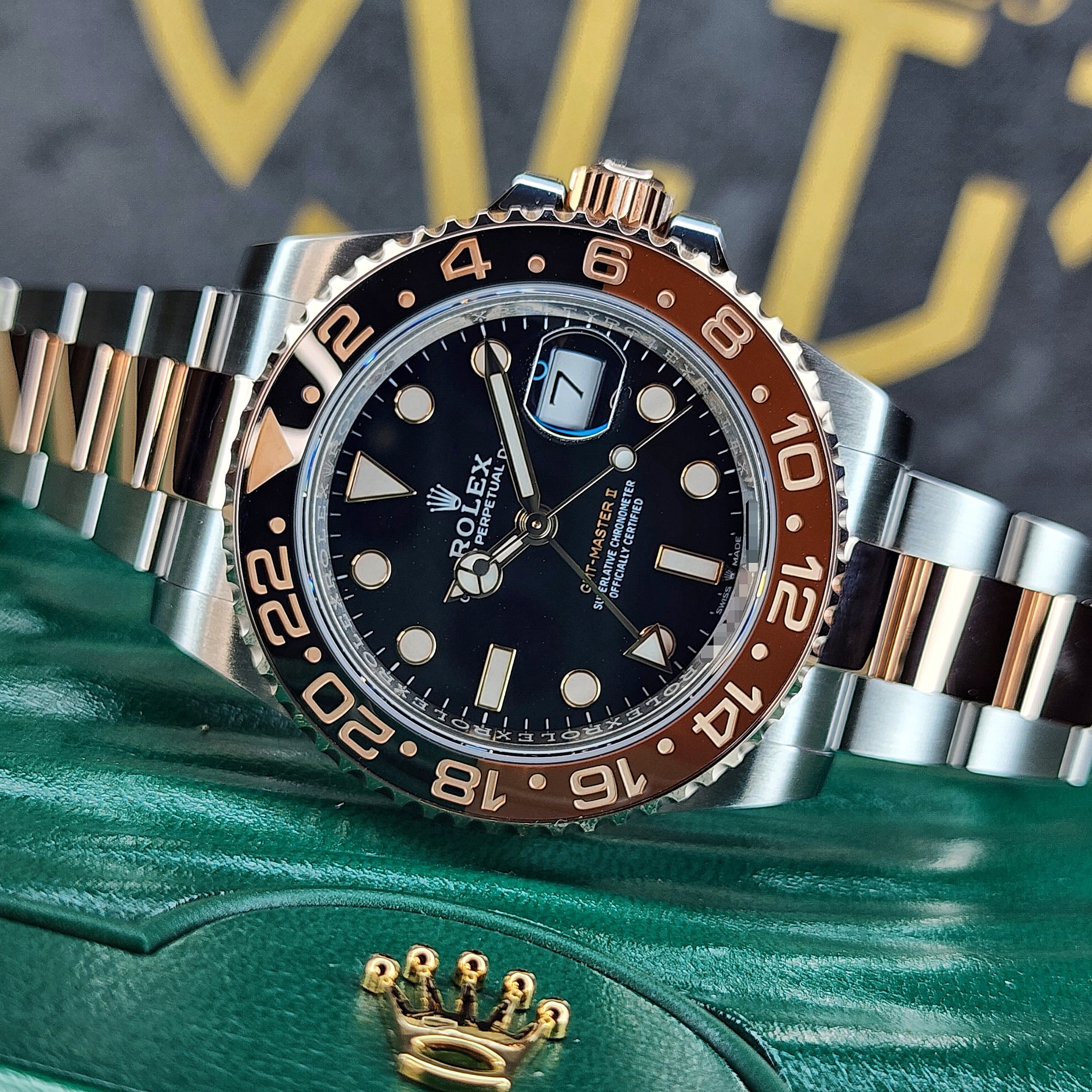 Gold Gmt Master Ii 126711 Rolex GMT-Master II 126711CHNR 'Root
