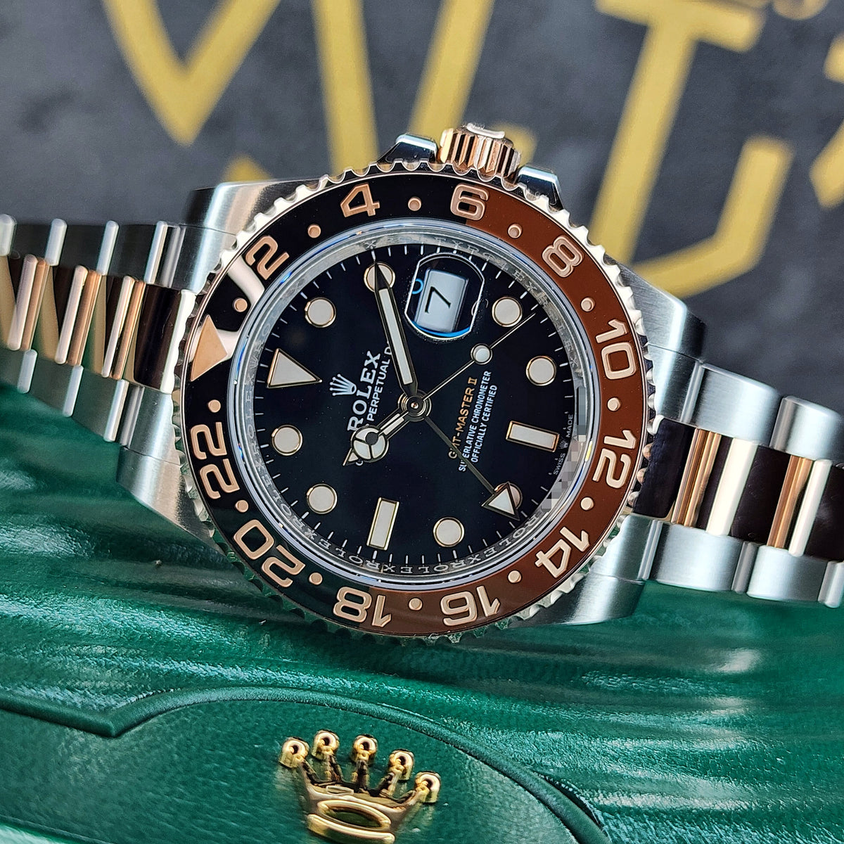 Rolex GMT-Master II 126711CHNR Rootbeer front view