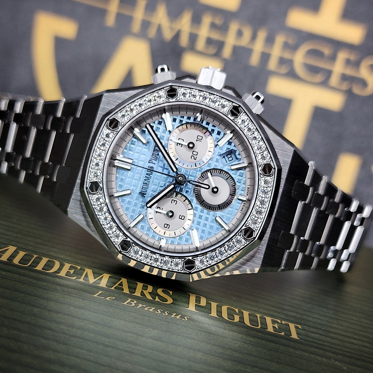 Audemars Piguet Royal Oak Chrono 38mm 26715ST front view