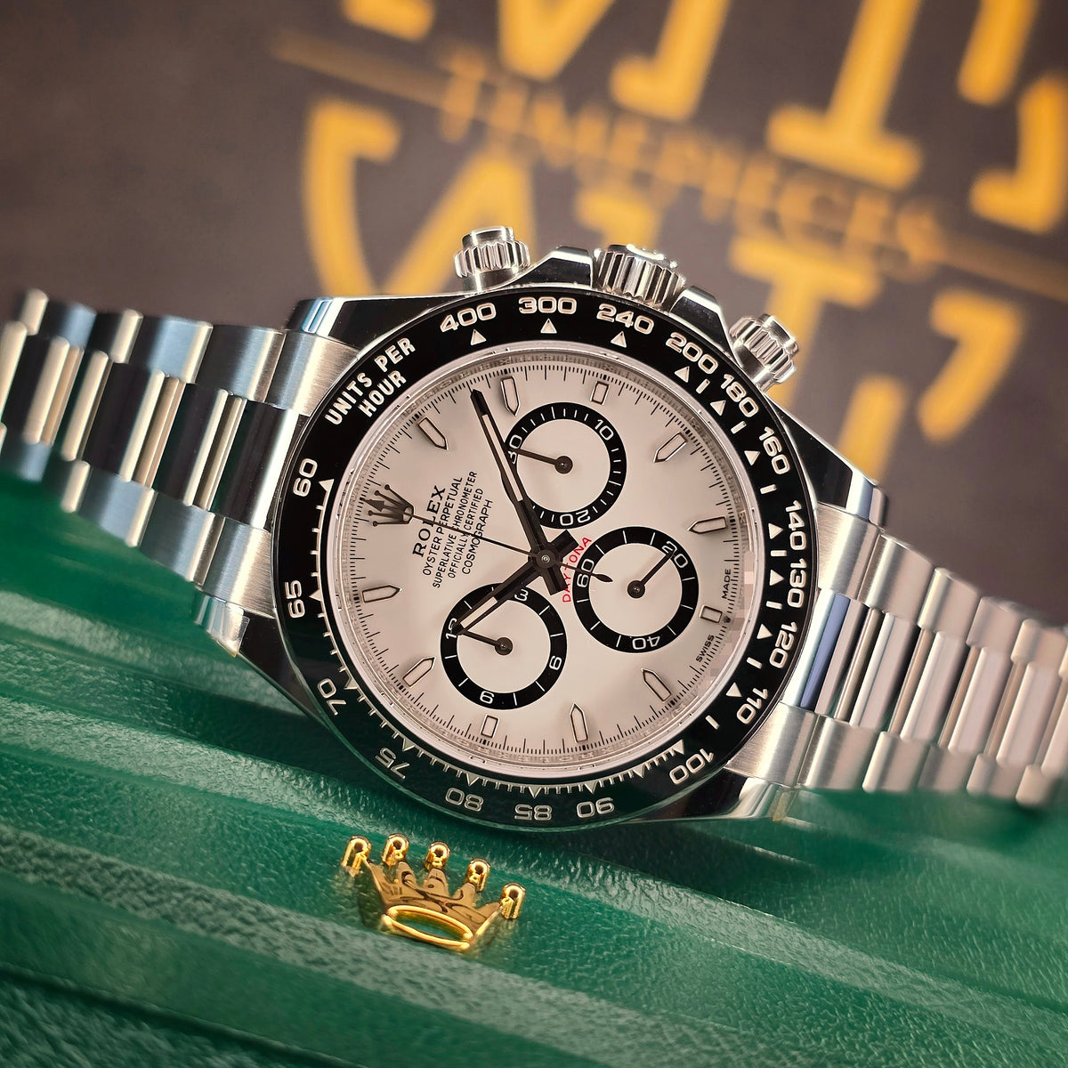 Rolex Cosmograph Daytona Panda 116500LN front view