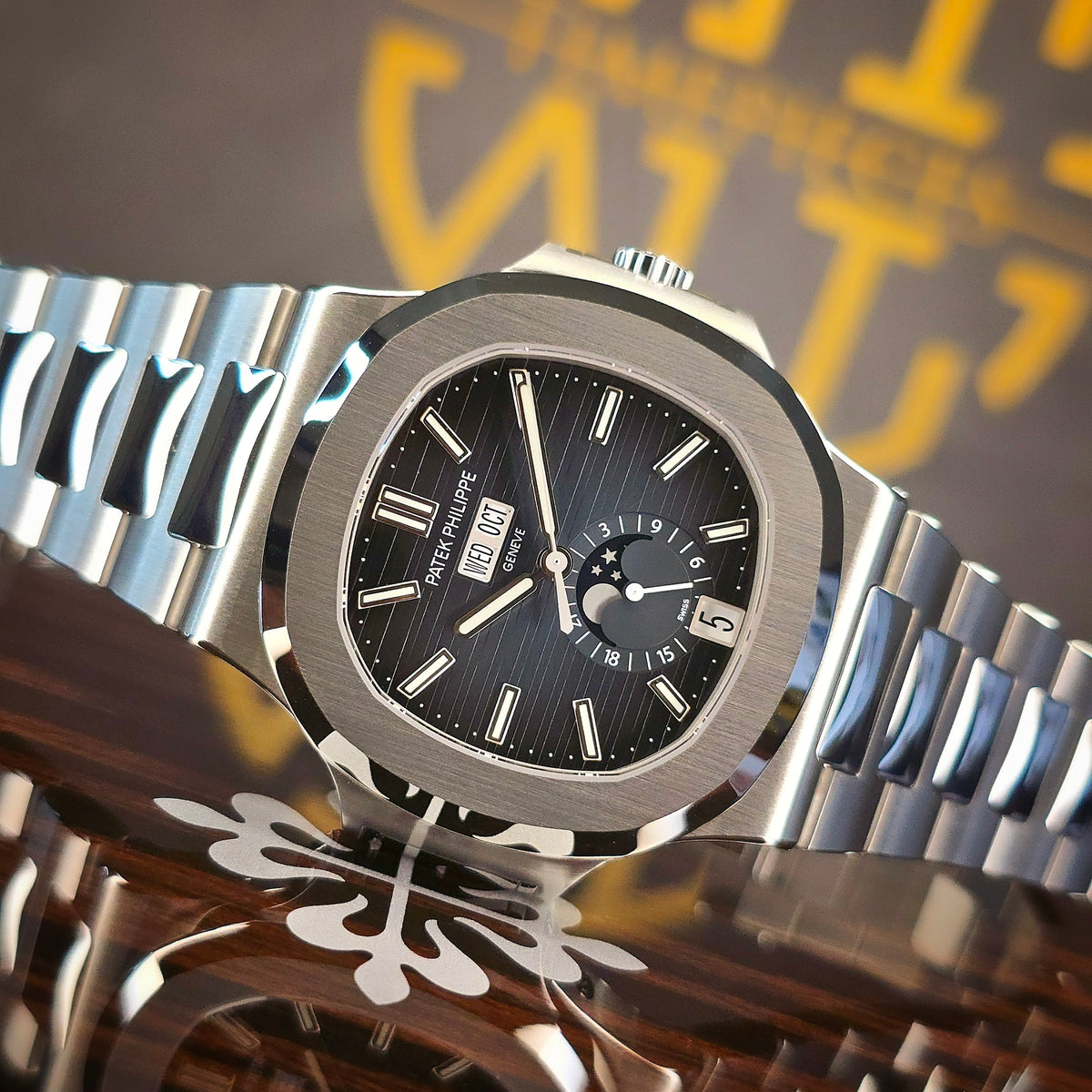 Patek Philippe Nautilus Annual Calendar 5726 front view