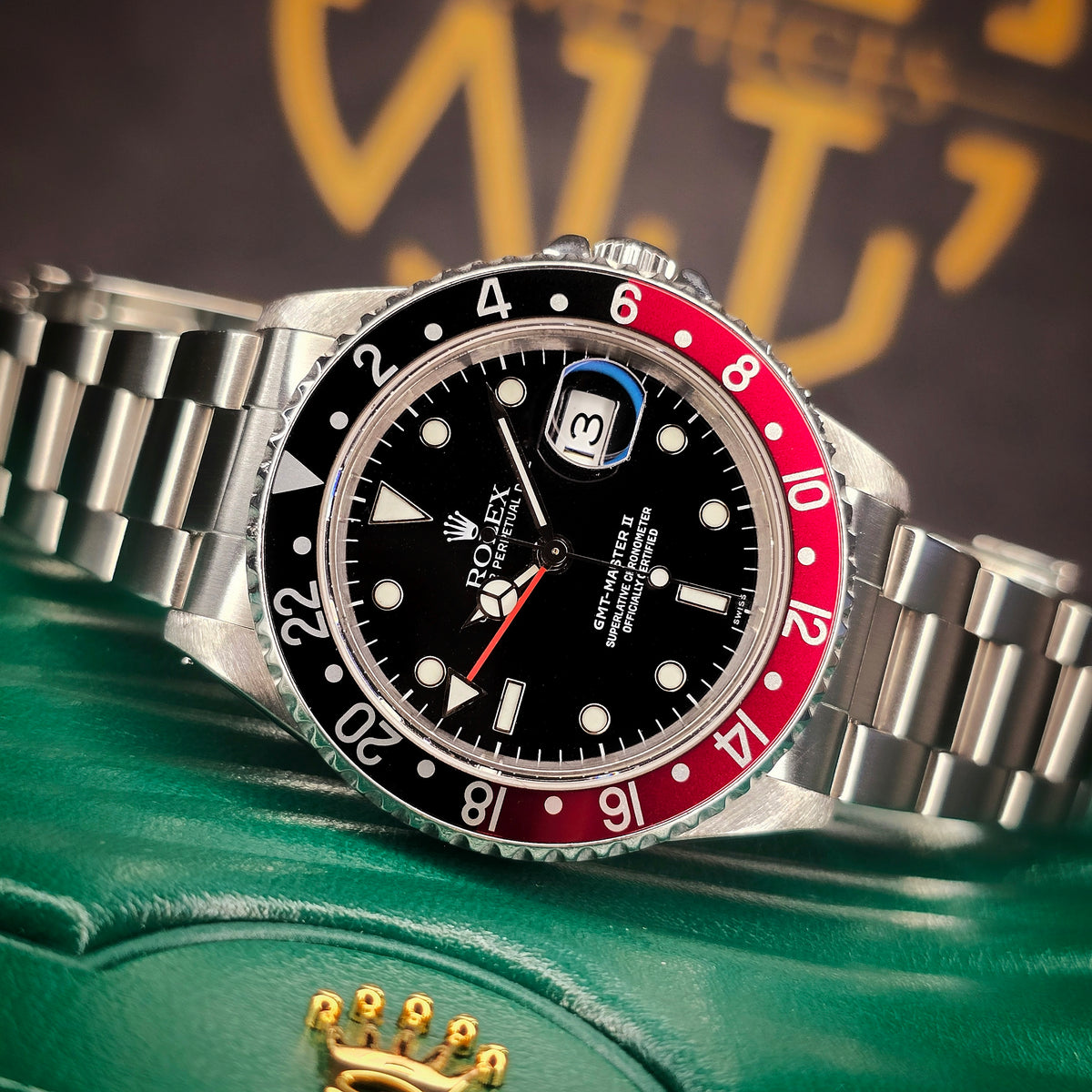 Rolex GMT-Master II Coke front view