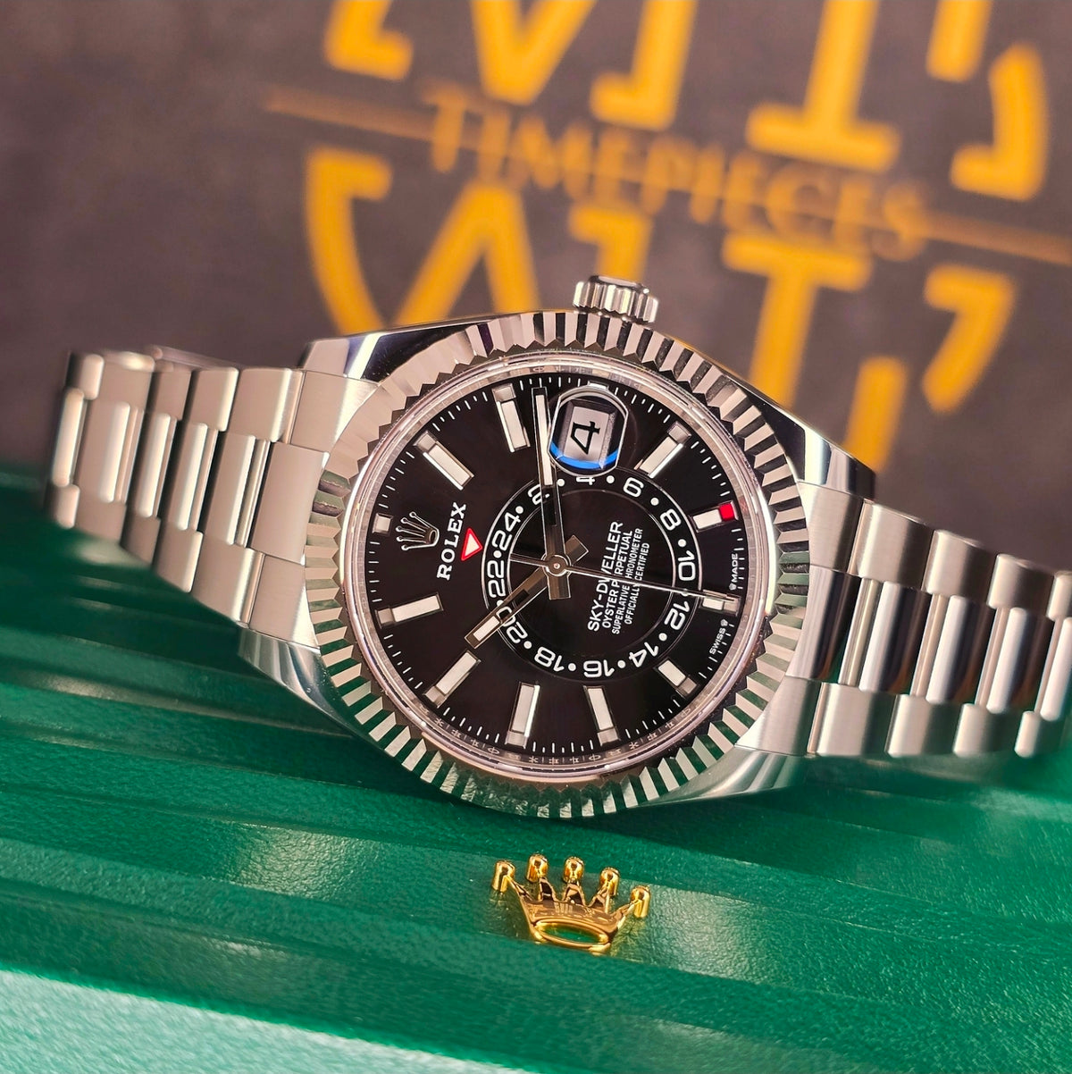 Rolex Sky-Dweller Black Dial 336934 front