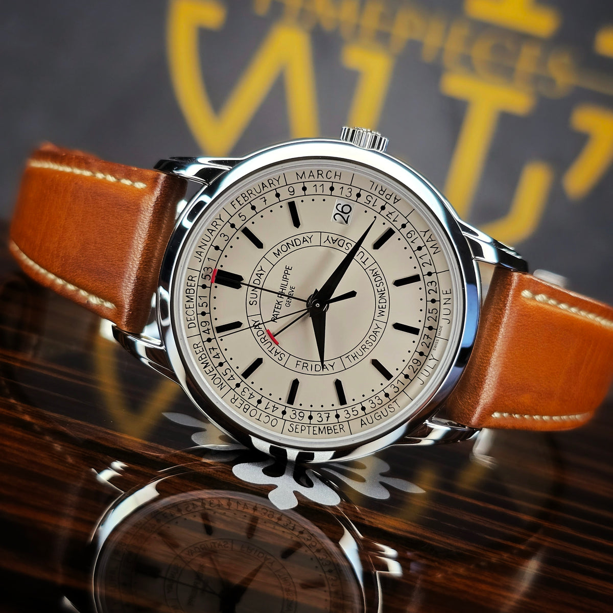 Patek Philippe Complications Weekly Calendar 5212A dial