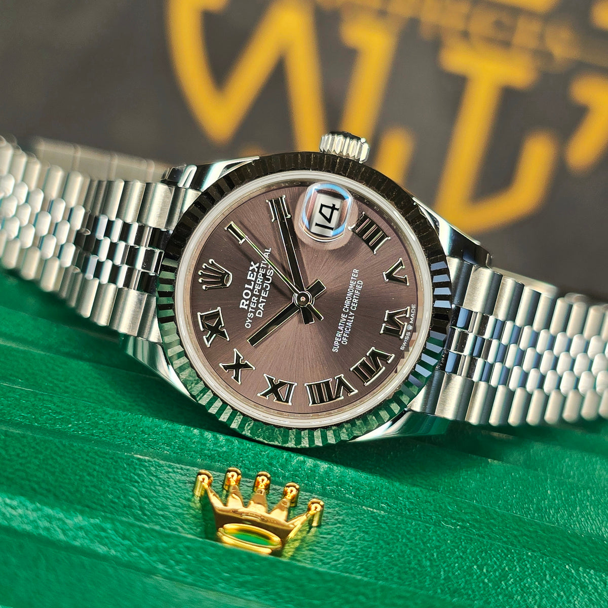 Rolex Datejust Roman Grey 278274 front