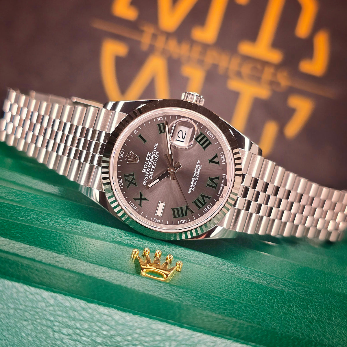 Rolex Datejust 126234 Wimbledon Jubilee dial