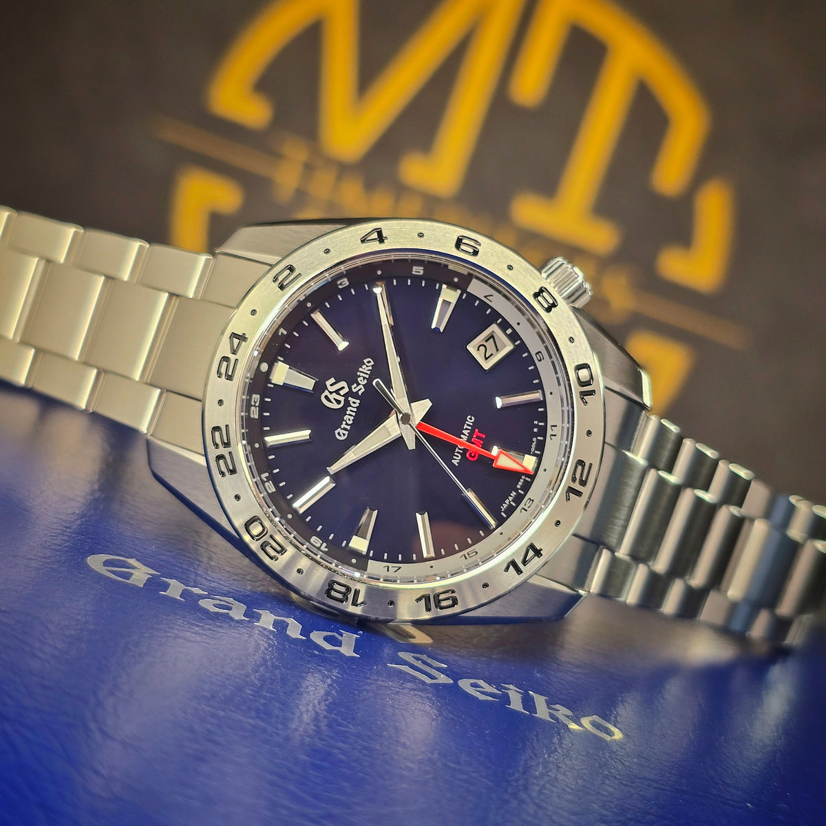 Grand Seiko Sports SBGM245 GMT dial