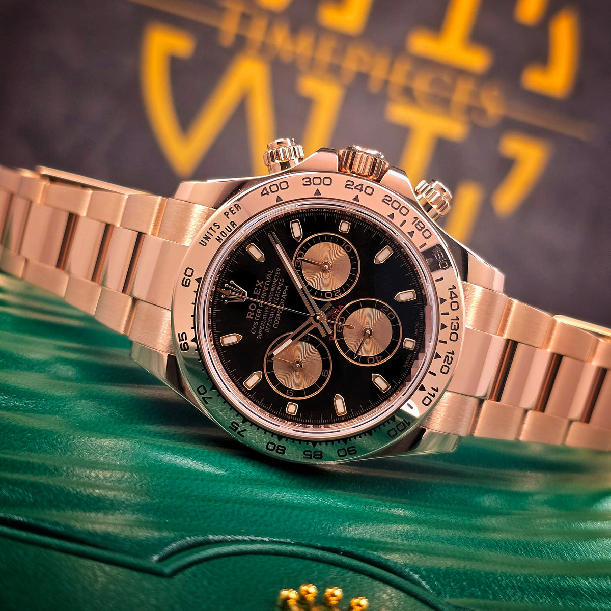 Rolex Cosmograph Daytona Everose 116505 dial