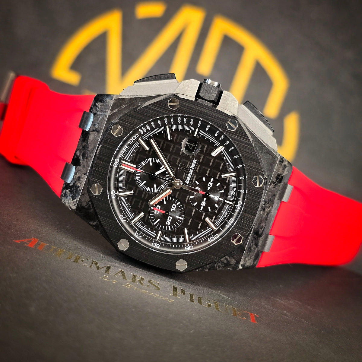 Audemars Piguet Royal Oak Offshore Forged Carbon 26400AU dial