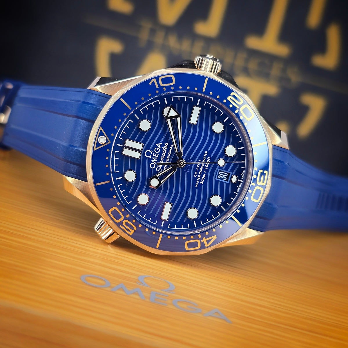 Omega Seamaster Diver 300m 210.62.42.20.03.001 dial