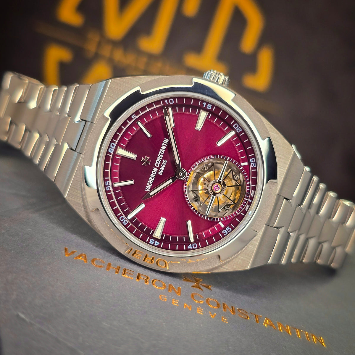 Vacheron Constantin Overseas 6000 6000V/210T-H179 Tourbillon dial