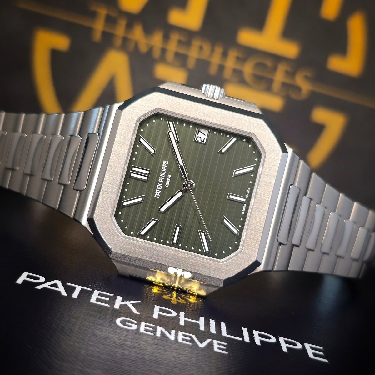 Patek Philippe Cubitus Green Dial 5821/1A-001 dial