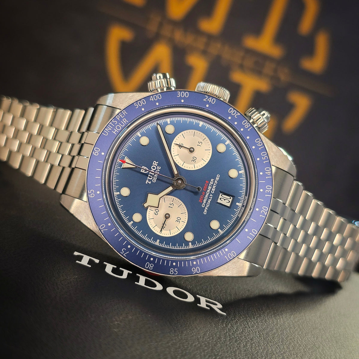 Tudor Black Bay Chrono Boutique Edition M79360B front