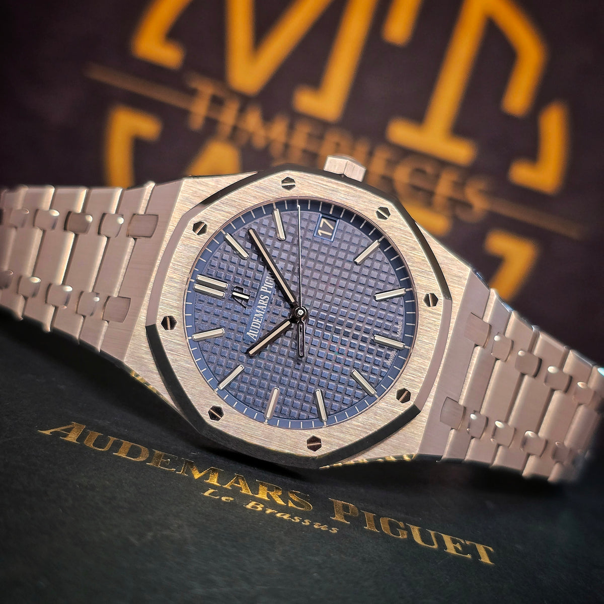 Audemars Piguet Royal Oak Blue Dial 15500st 41mm