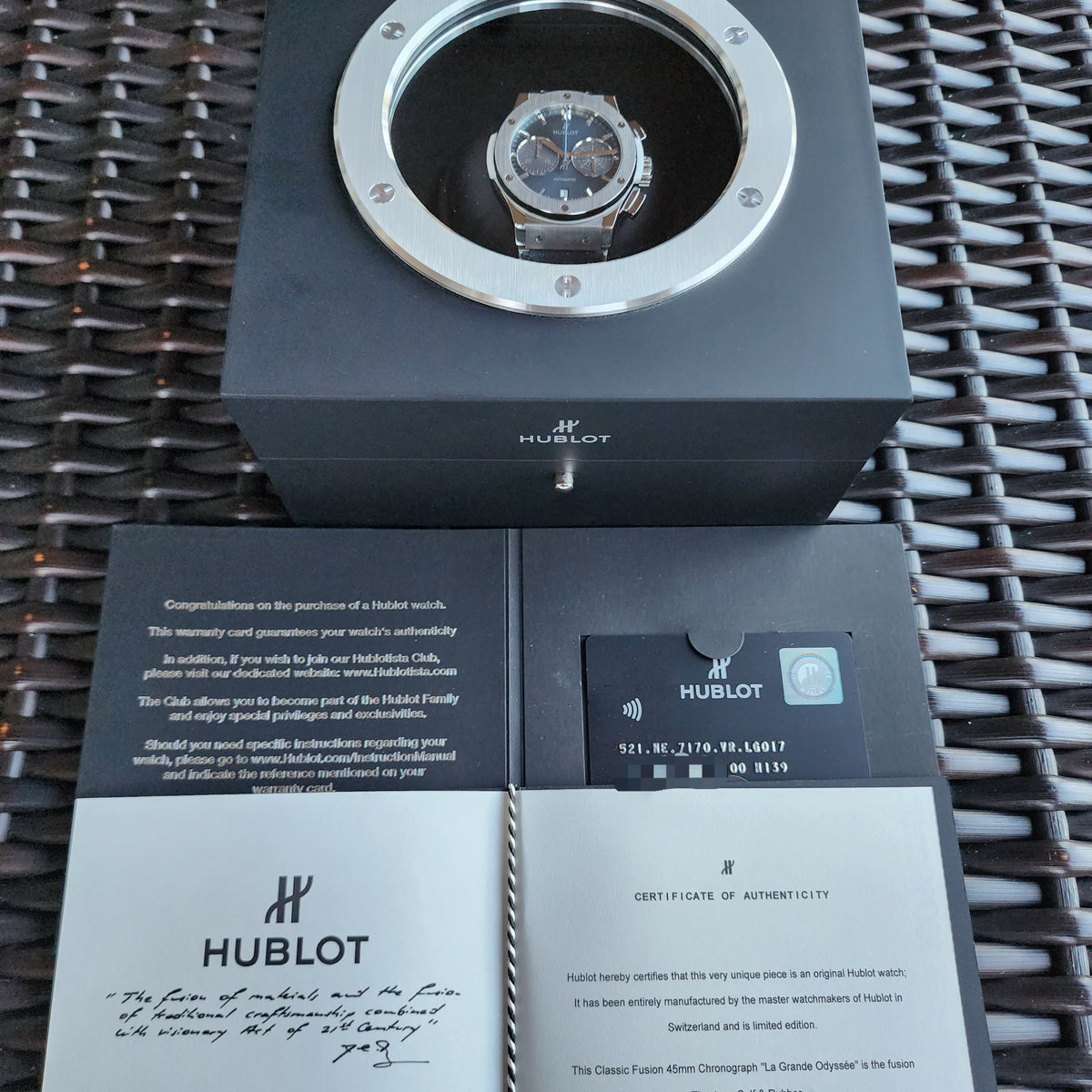 Hublot Classic Fusion 45mm La Grande Odyssee Limited Edition 100 pieces