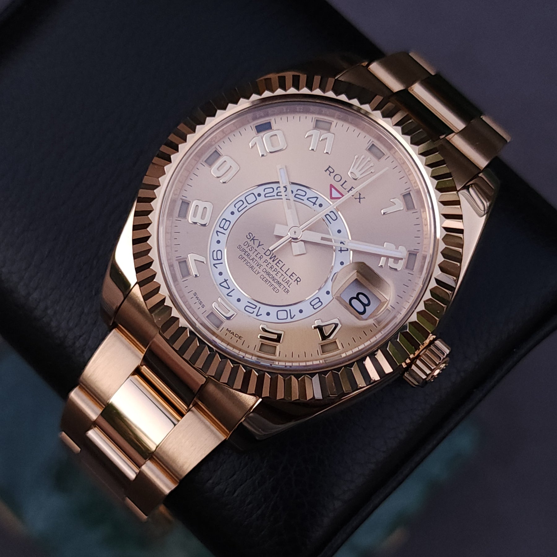 Rolex Sky-Dweller Yellow Gold 326938 front view