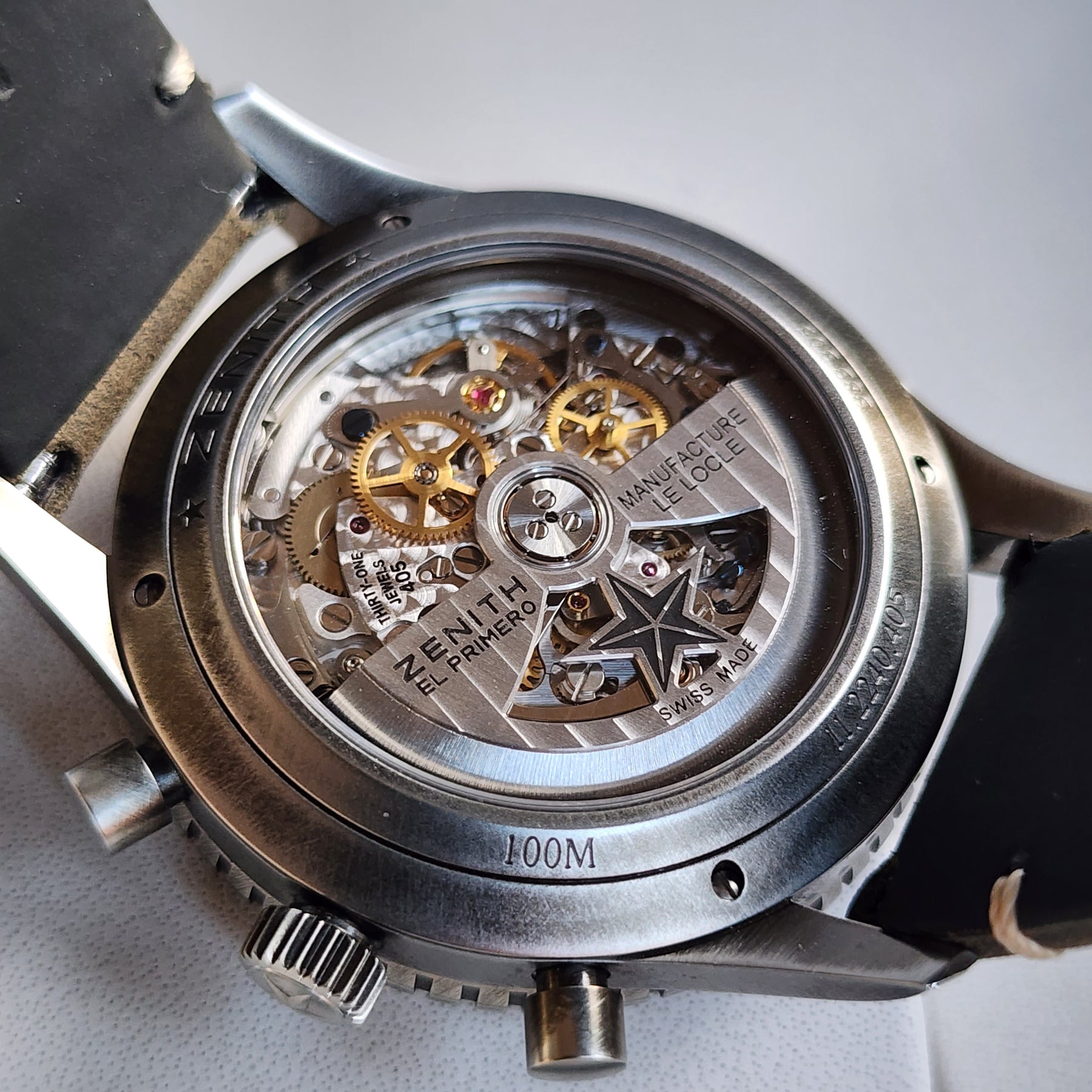 Zenith El Primero Pilot Chronometro Tipo CP-2 movement view
