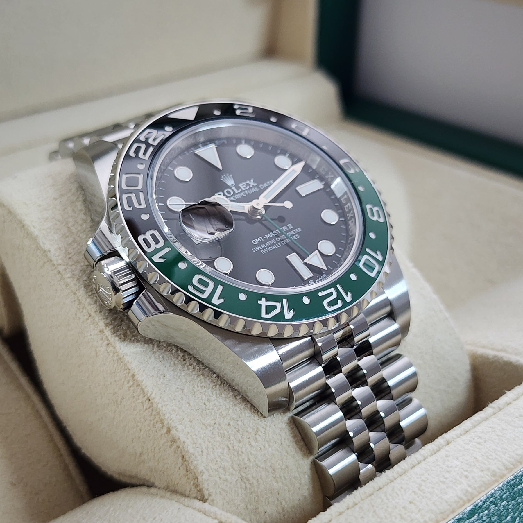 Rolex GMT-Master II 126720VTNR Sprite left side view
