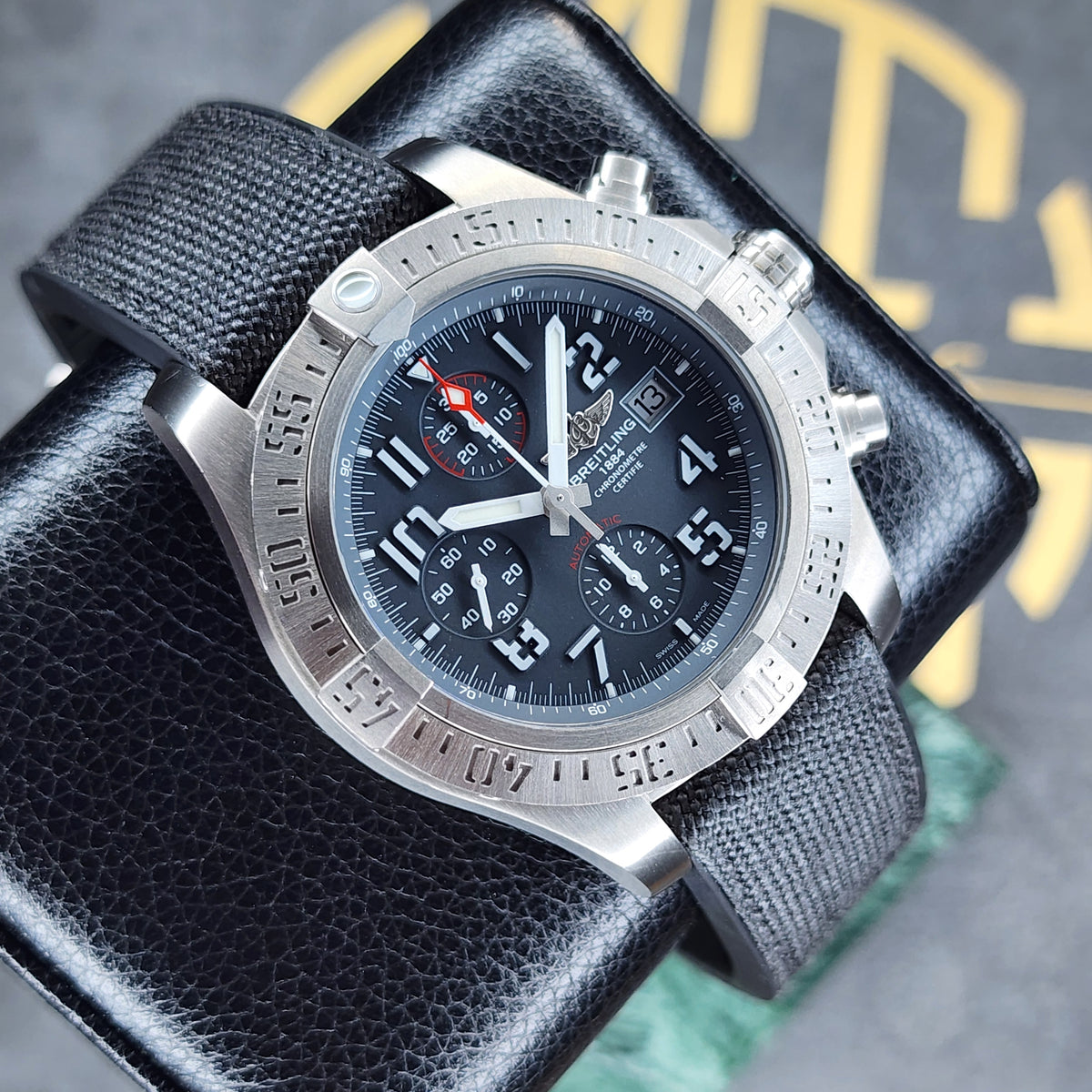 Breitling Avenger Bandit 45mm front view