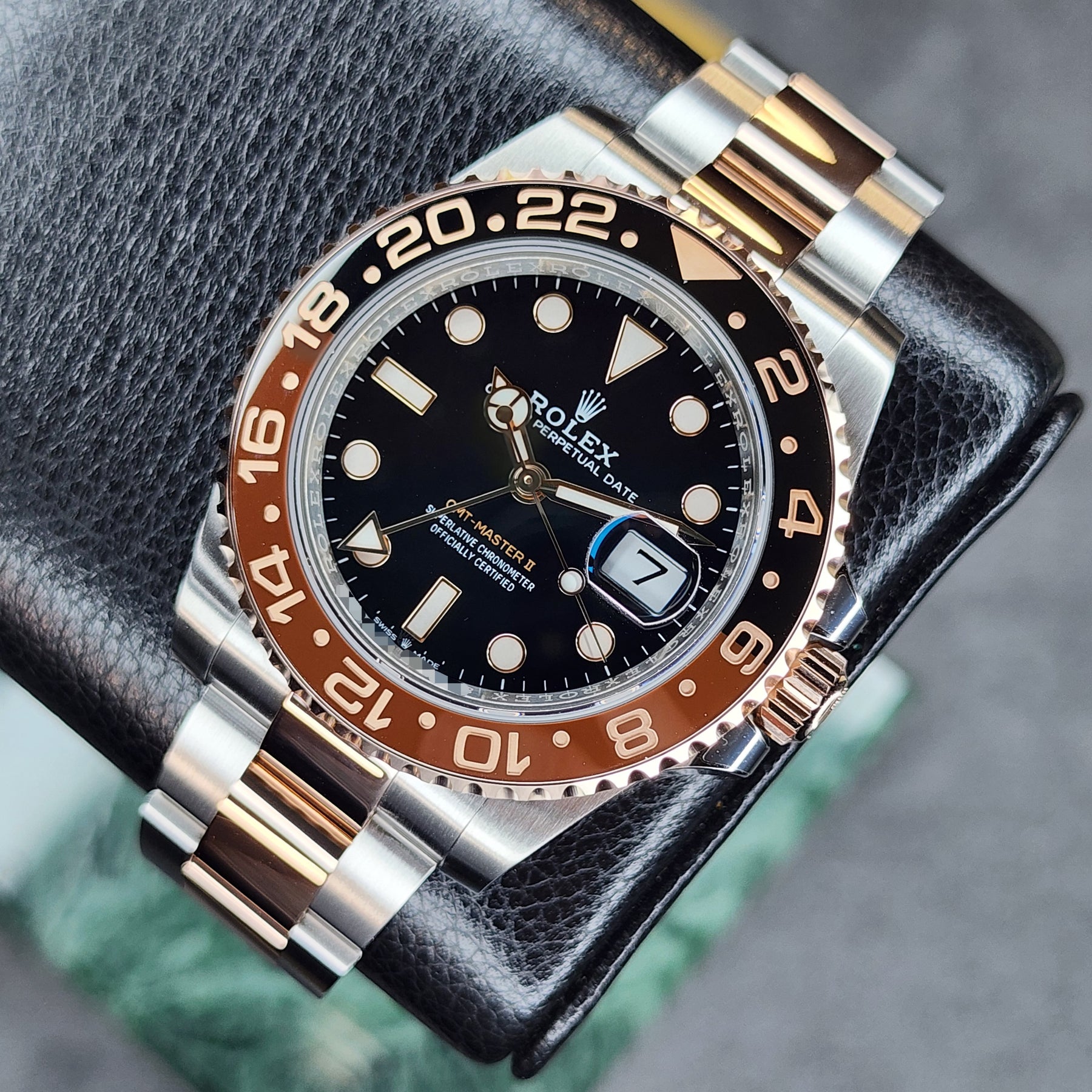 Rolex GMT-Master II 126711CHNR Rootbeer front view