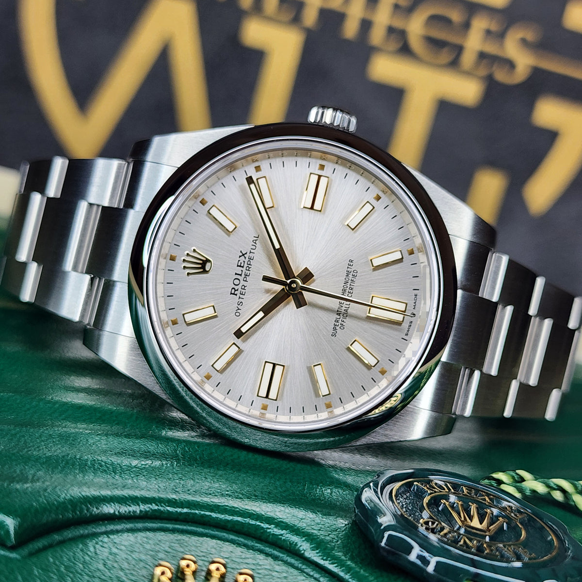 Rolex Oyster Perpetual Silver Dial 41MM