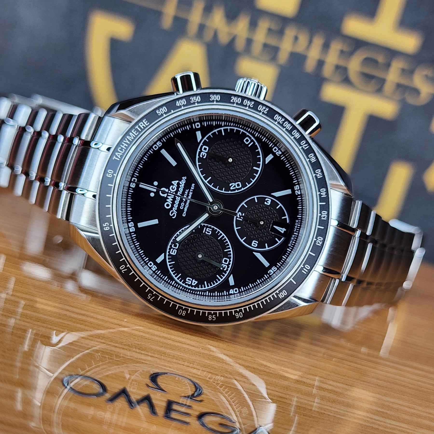 Omega Speedmaster Racing front view