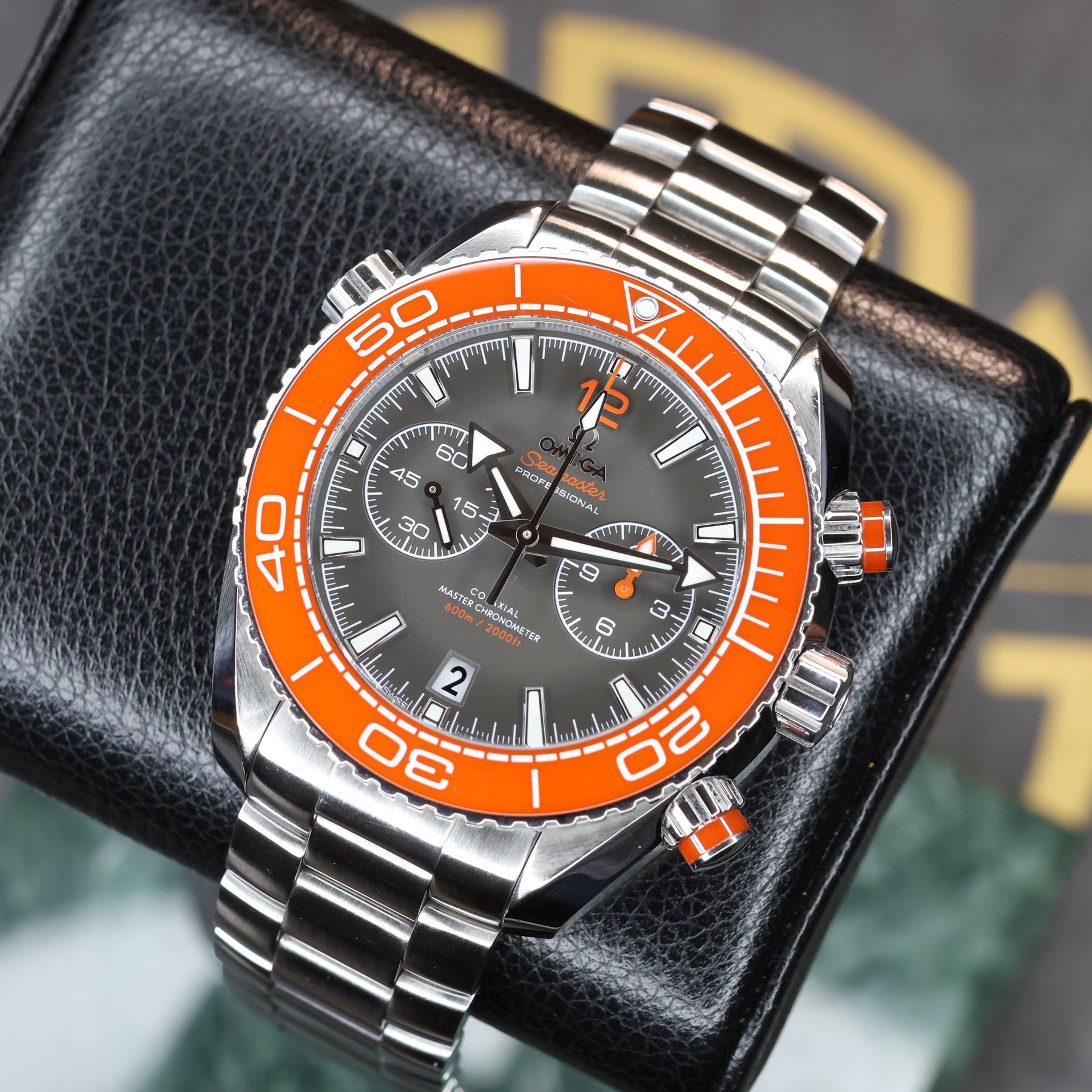 Omega Seamaster Planet Ocean 45.5mm front view