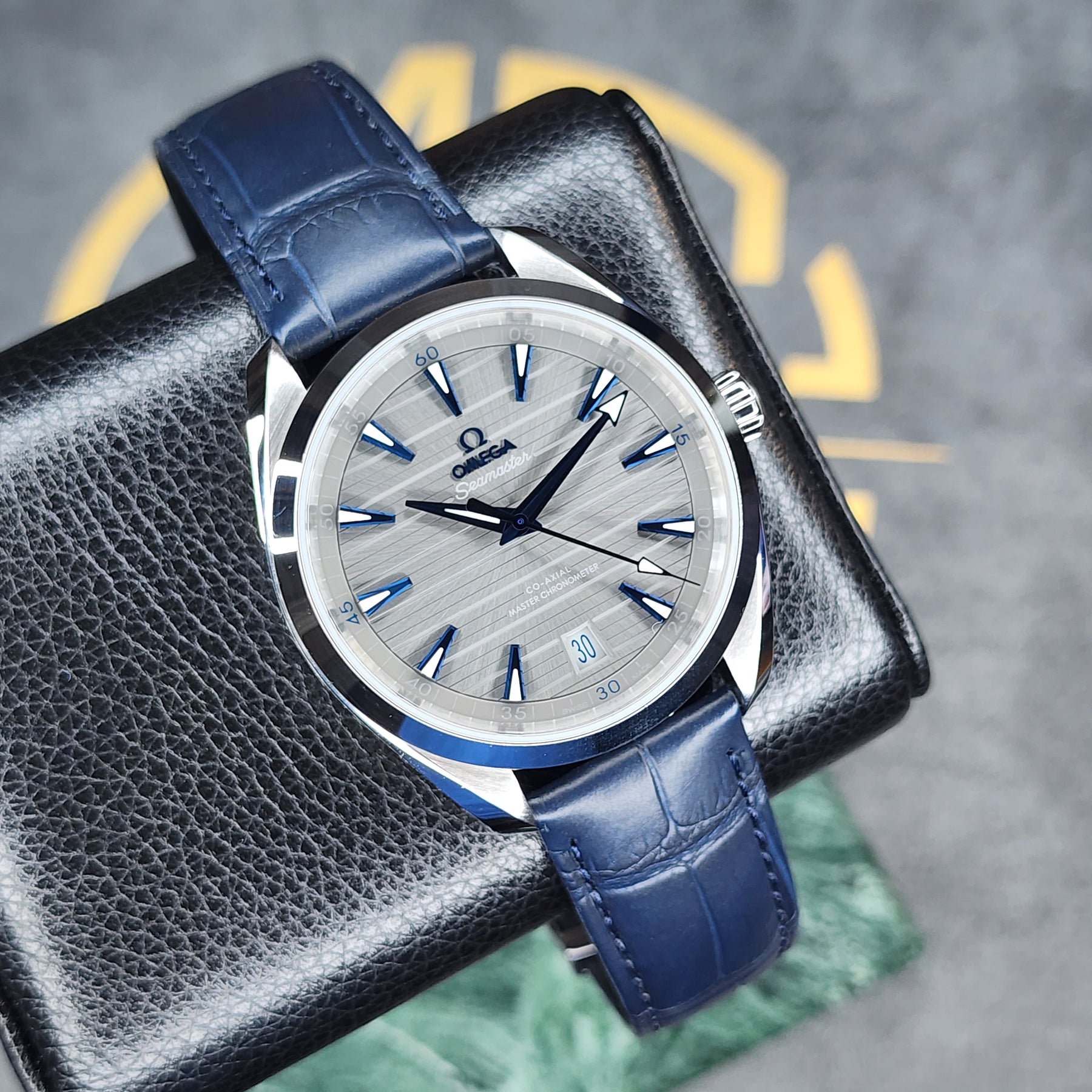 Omega Seamaster Aqua Terra 41mm dial view