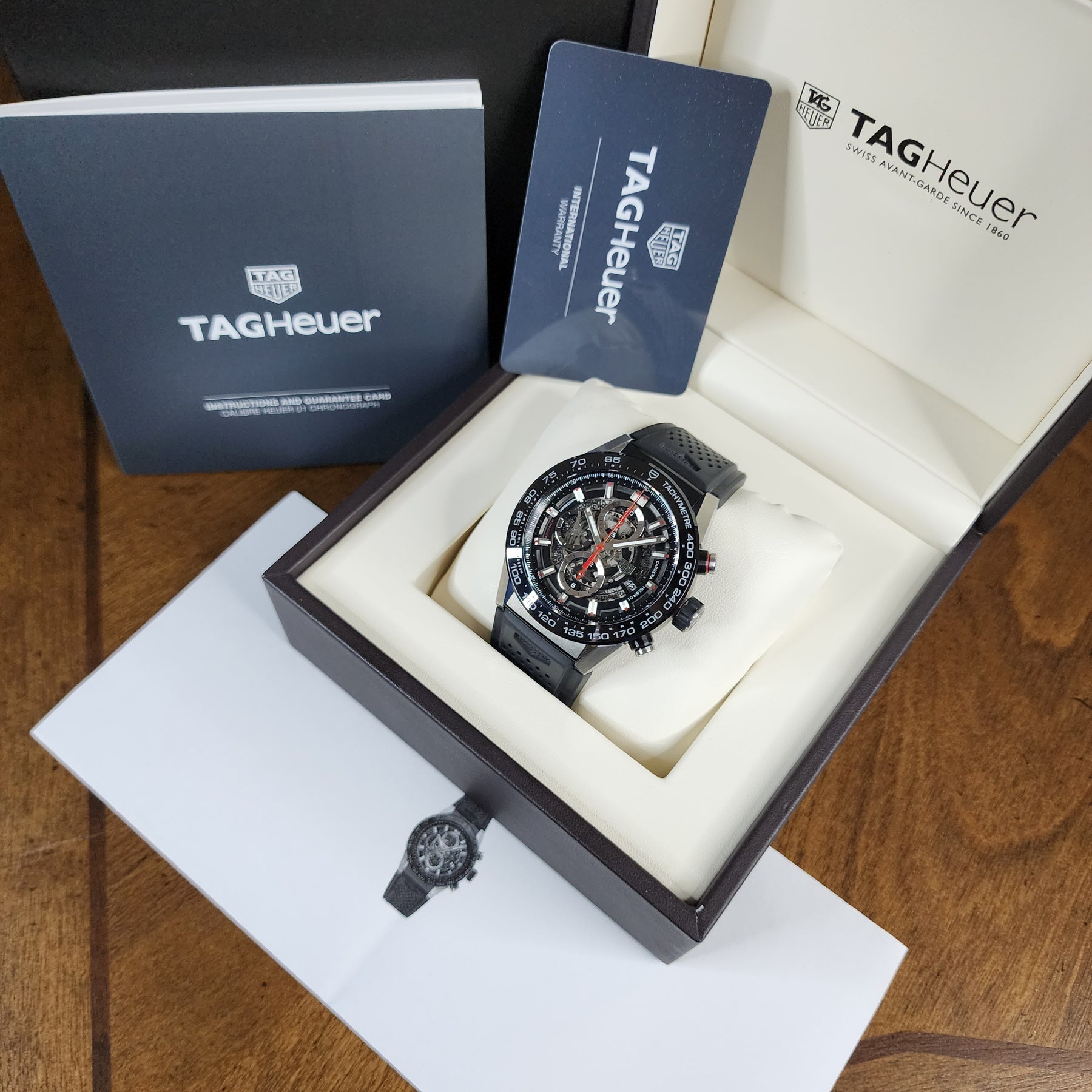 Tag Heuer Carrera Caliber Heuer 01 CAR2A1Z full set view