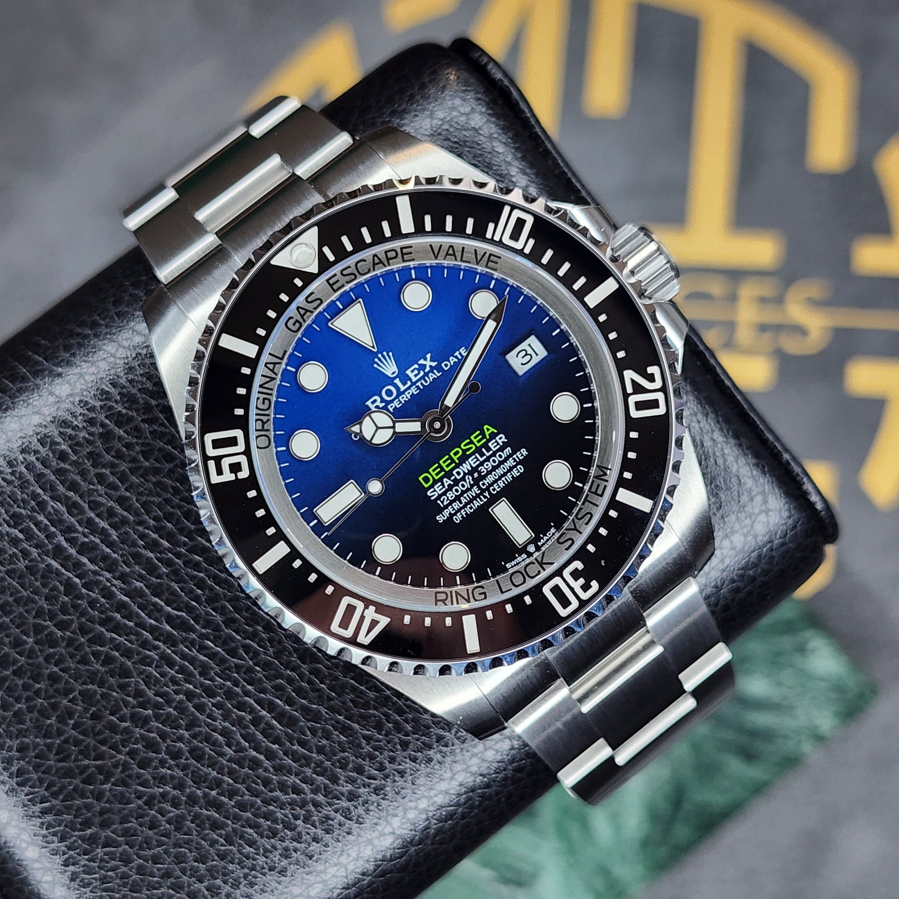 Rolex Deepsea James Cameron 136660 dial view