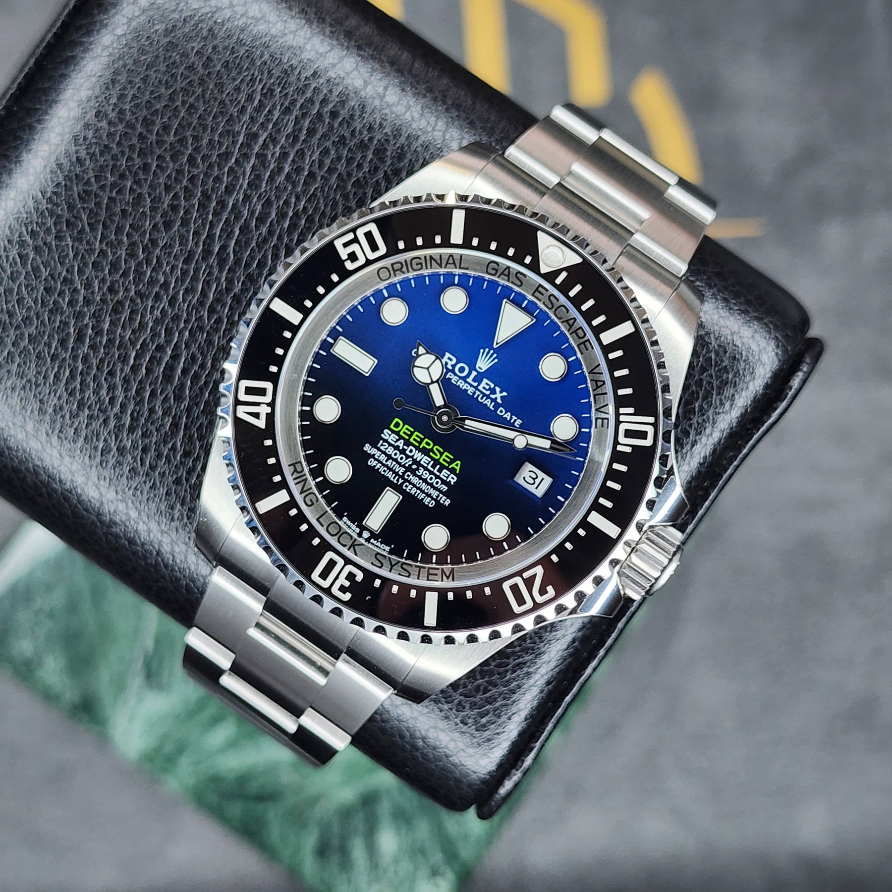 Rolex Deepsea James Cameron 136660 dial view