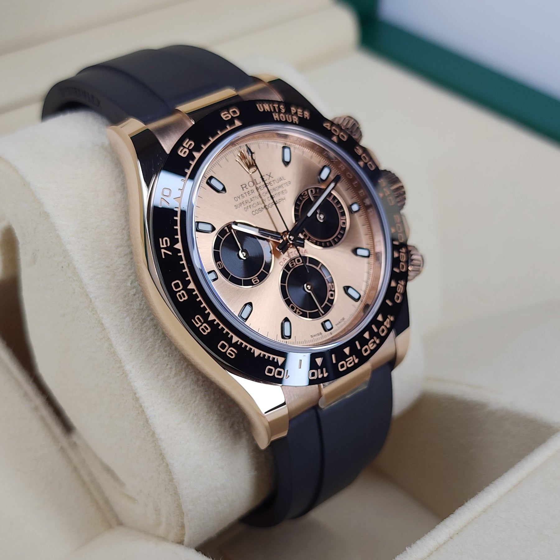 Rolex Cosmograph Daytona 116515LN left side case view