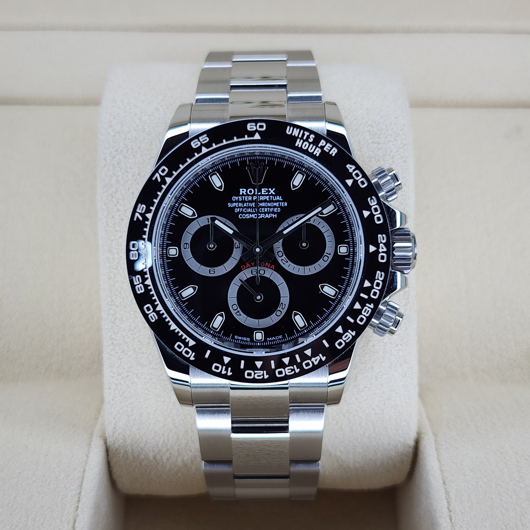 Rolex Daytona Ceramic 116500LN front view