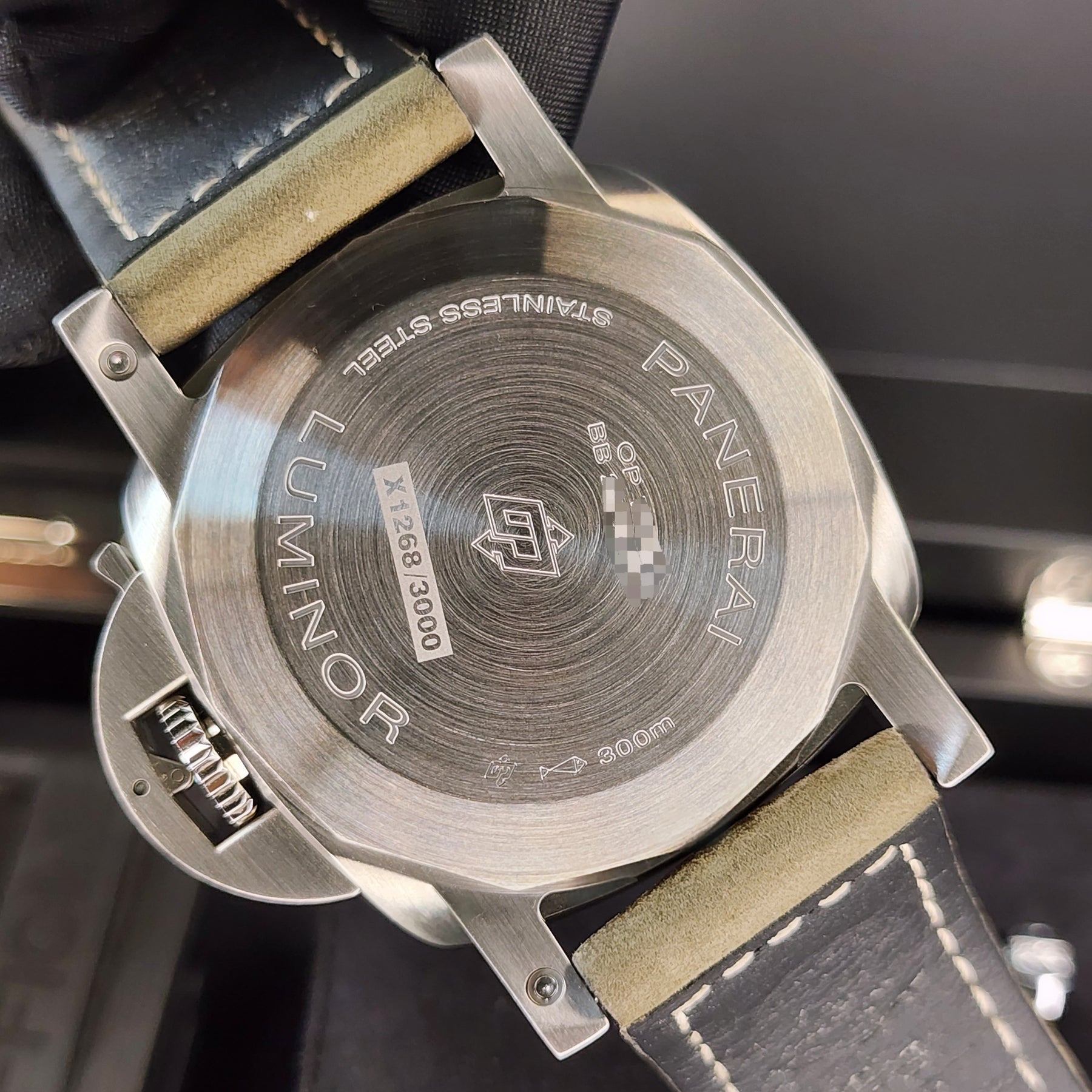 Panerai Pam01312 caseback view