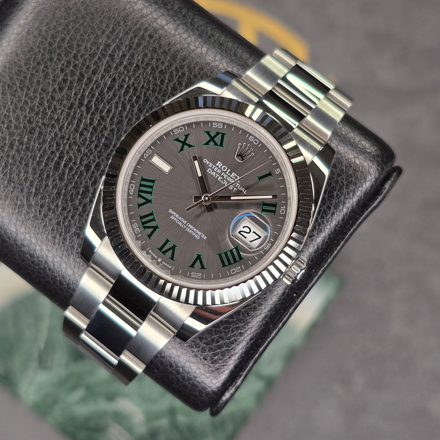 Rolex Datejust Wimbledon 126334 front view
