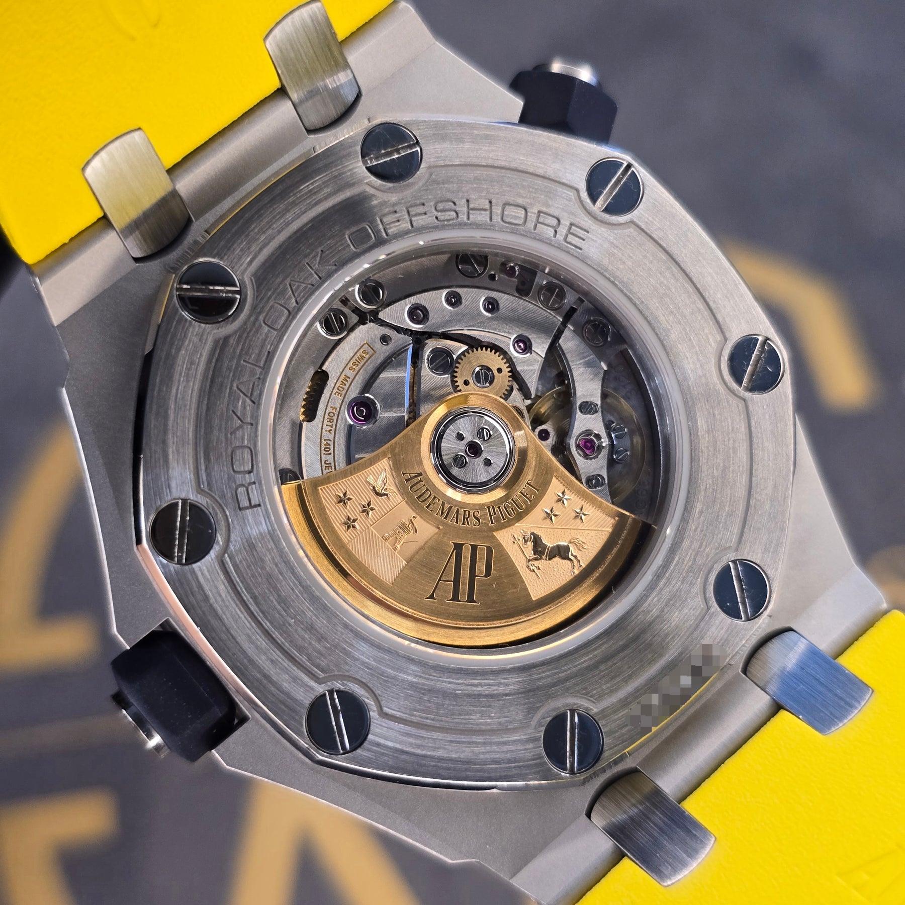 Audemars Piguet Royal Oak Offshore 15710ST movement view