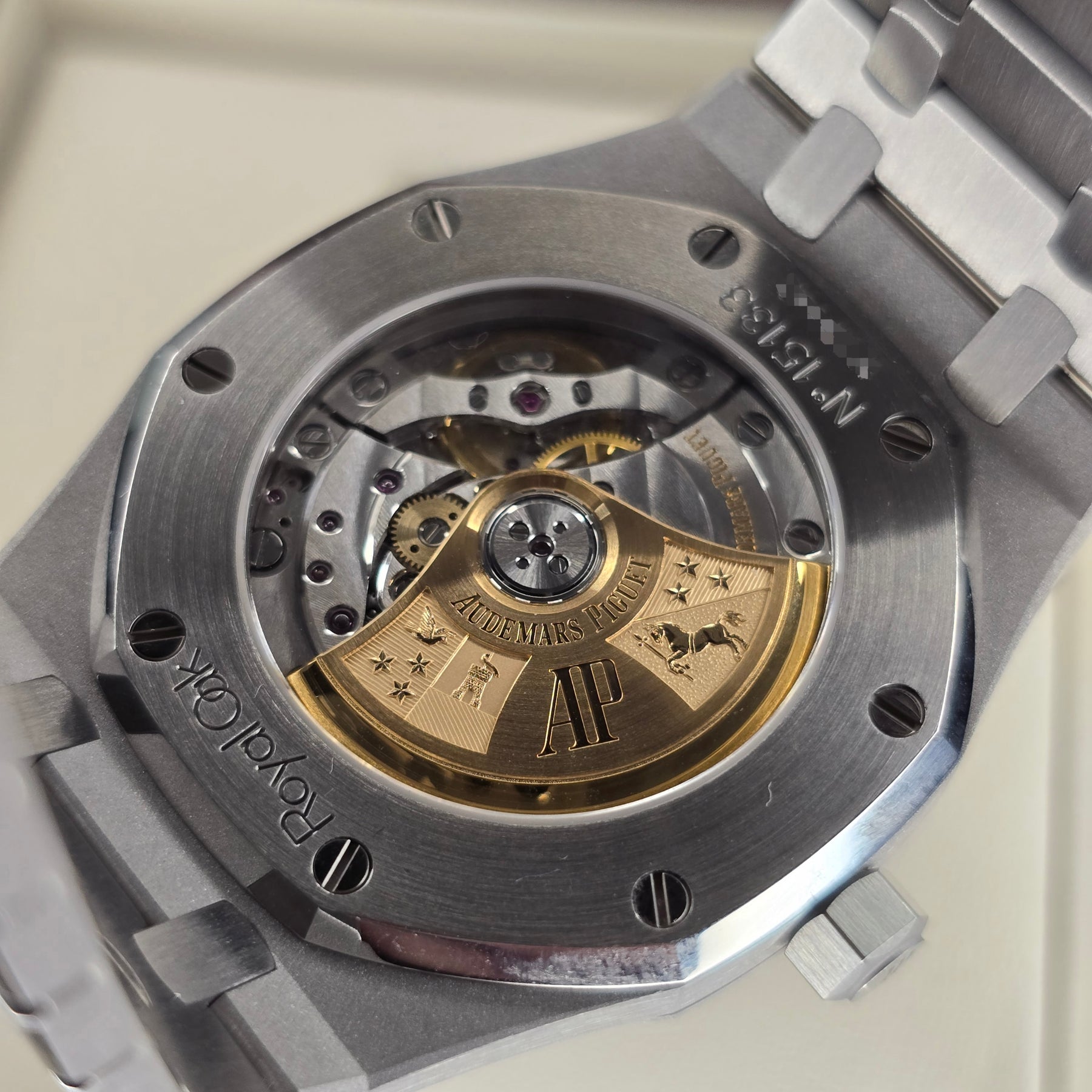 Audemars Piguet Royal Oak 15300ST movement view