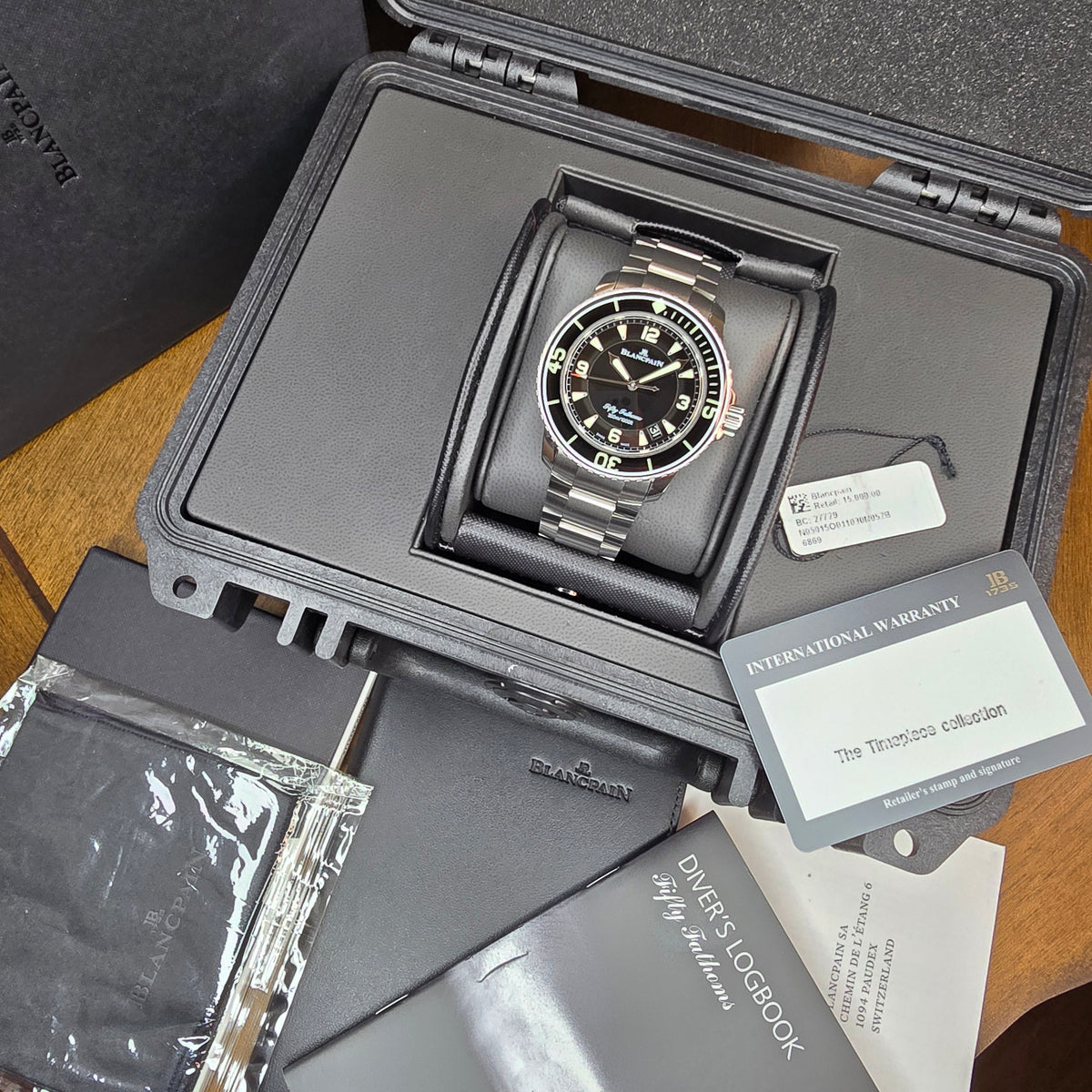 Blancpain Fifty Fathoms full set view