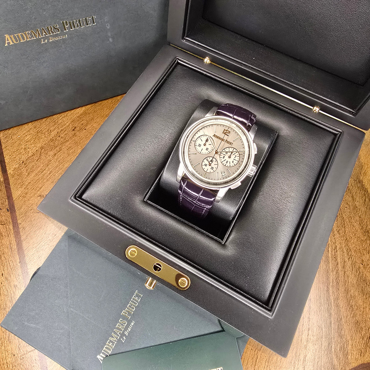 Audemars Piguet Code 11.59 26393CR Fly Back Chrono full set view